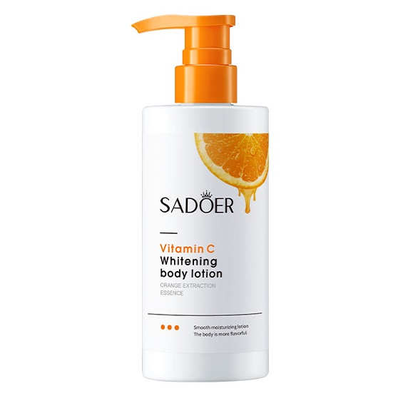 ROREC SADOER Vitamin C Whitening Body Lotion Fresh Orange Essence Hydrating Moisturizing Body Lotion 250g