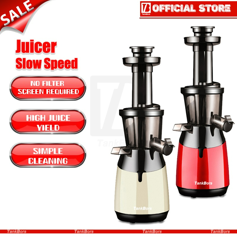 🇲🇾 Malaysia TankBors Slow Juicer  Portable Small Fruit Juicer 50rpm Mini Electric Juicer 150W Slow Chewing Blender