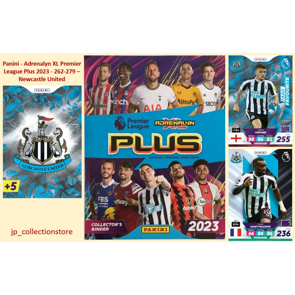 [Newcastle United] Panini - Adrenalyn XL Premier League Plus 2023 - 262-279