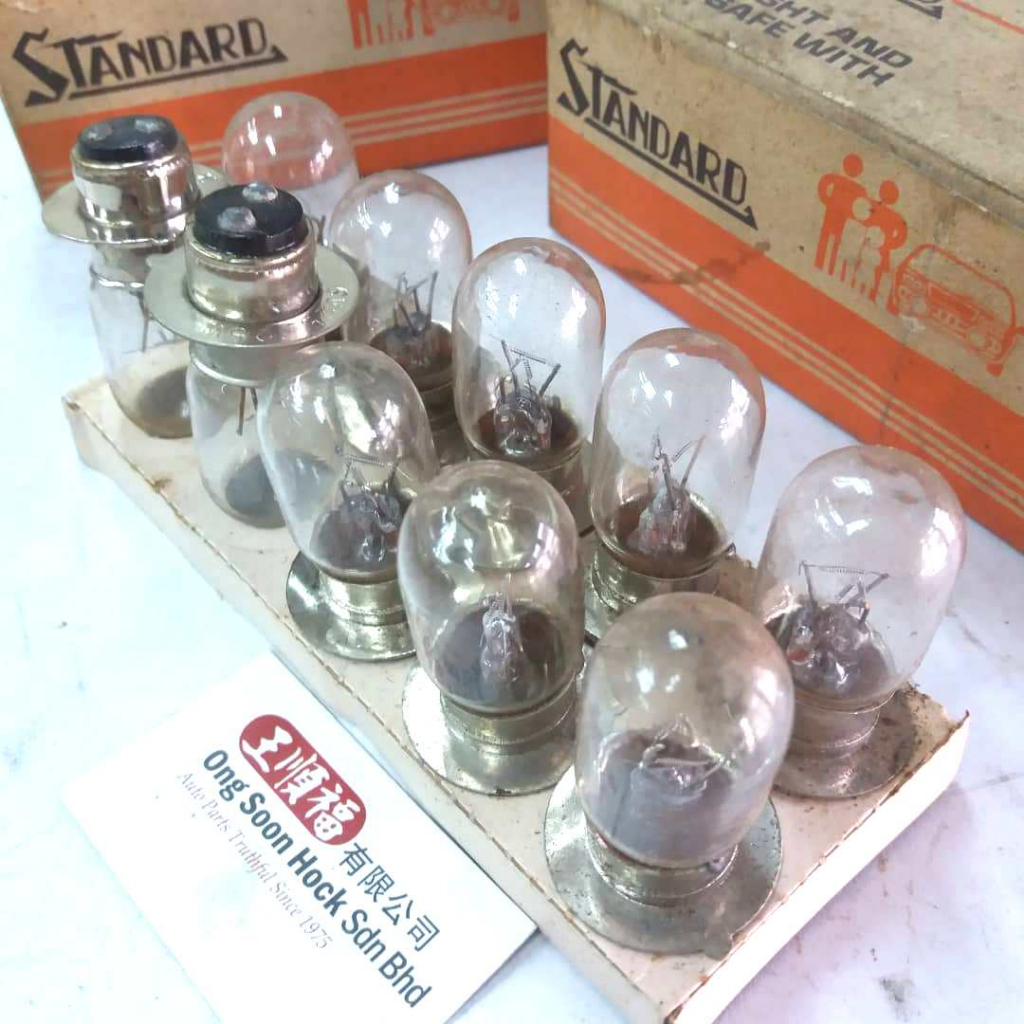 1-10 pcs Bulb 6V 25/25W P15d-25-1 T19 Standard 3625 Bulb Head Lamp Motorcycle Yamaha Y80 Honda C70 Hydrogen