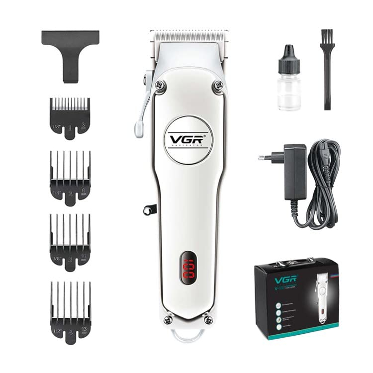 VGR Hair Clippers Professional | Cordless & Corded| Clippers for Hair Cutting Beard Trimmer Barbers Haircut Grooming kit