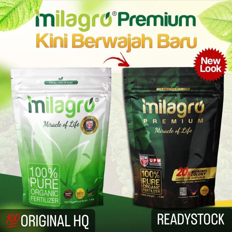 POS HARI INI1KG‼️ Baja MILAGRO Viral 100% Organik Membantu Pertumbuhan Pokok Buah, Bunga dan Sayur Anda!!!
