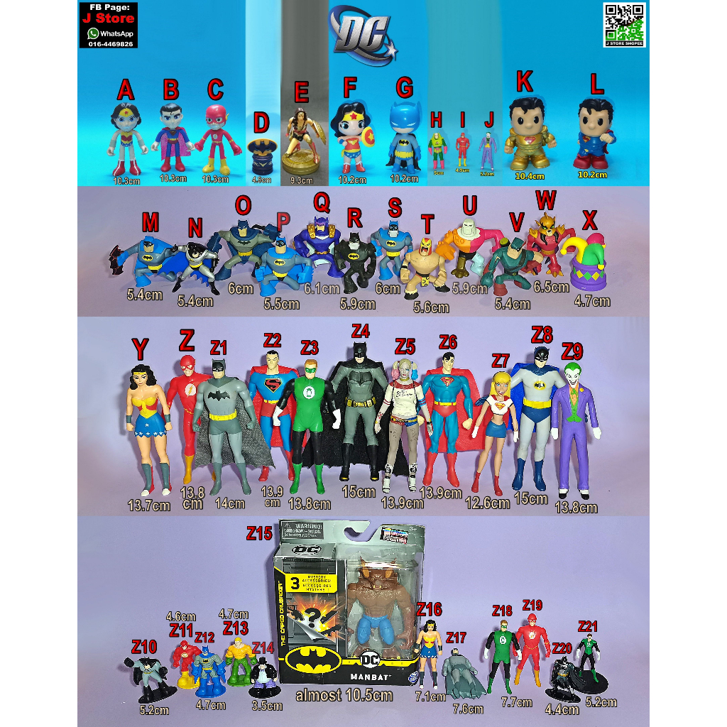 DC Comics figure Collection 4 ( J Store )