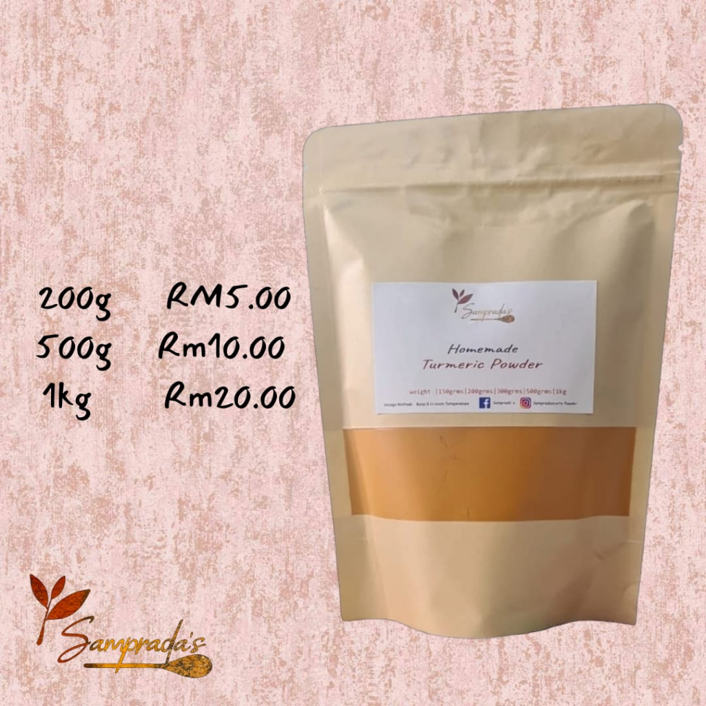 Serbuk Kari Kunyit Samprada's Turmeric Powder