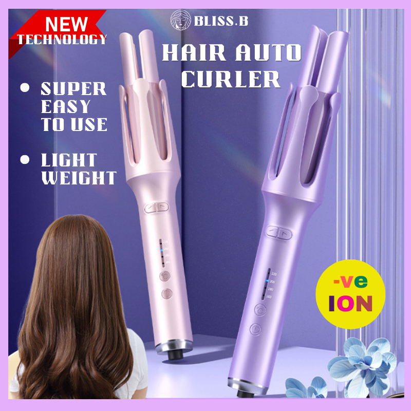 BLISS B. Negative Ion Automatic Rotating Hair Curler Hair Styling Iron 32mm 自動卷發棒负离子Pengeriting Rambut