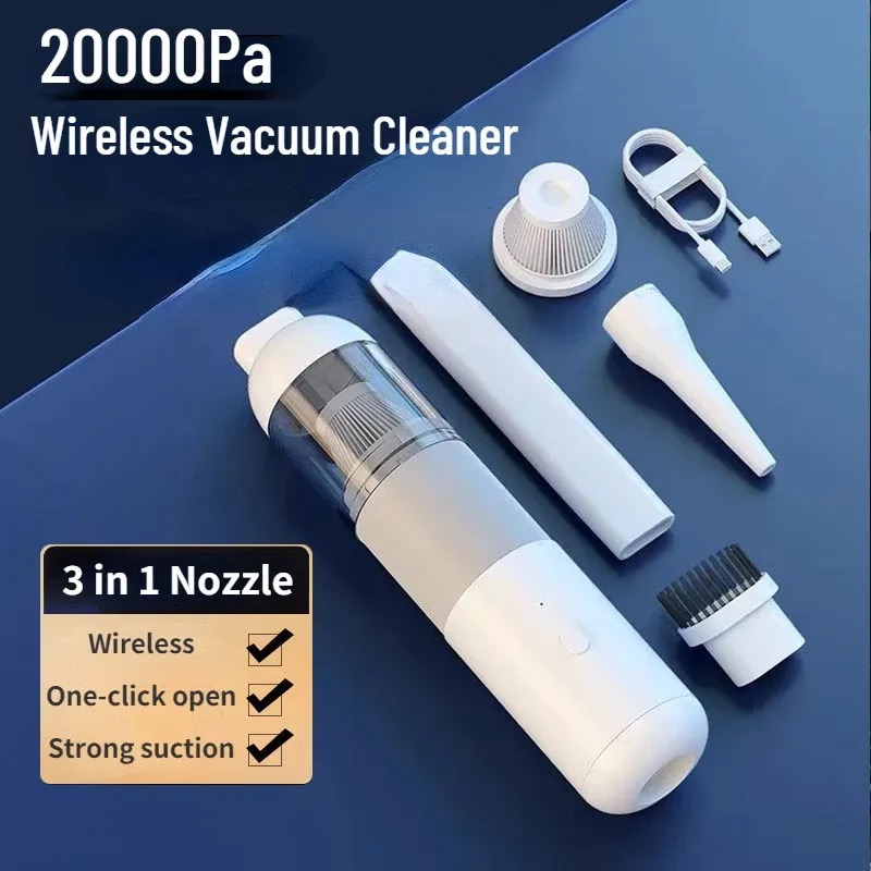 JAMAY Portable Vacuum Cleaner Mini Wireless Cordless Home Car Wireless Vacuum Kereta Rechargeable Handheld V01