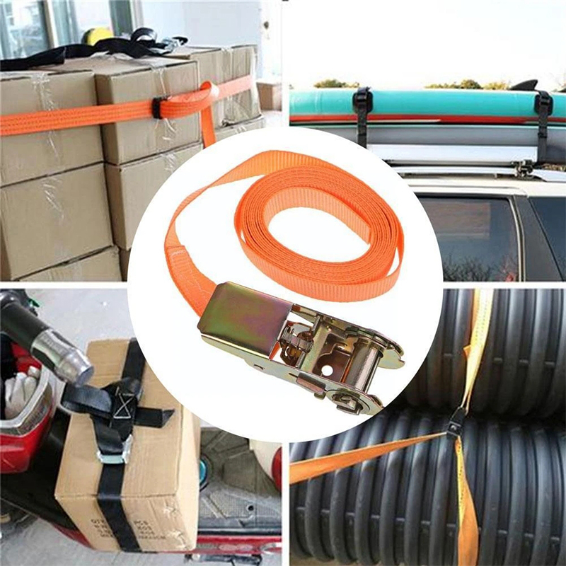 Heavy-Duty Cargo Strap Belt – Truck Ratchet Tie-Down & Canvas Lashing Belt for Lorry Goods