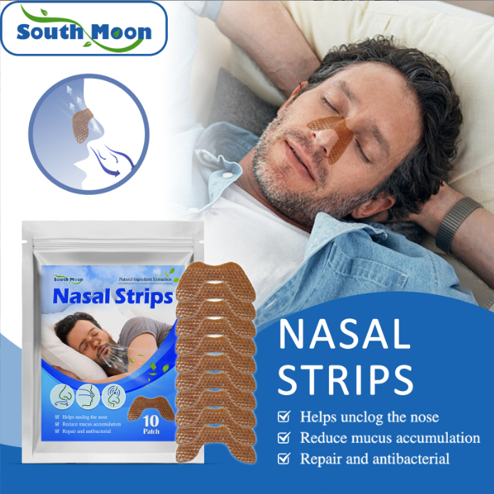 [Ready Stock] Nose Nasal Strip Improve Sleep Breathing Stop-Anti Snoring Patch Pelekat Hidung Berhenti Resdung 通气鼻通贴