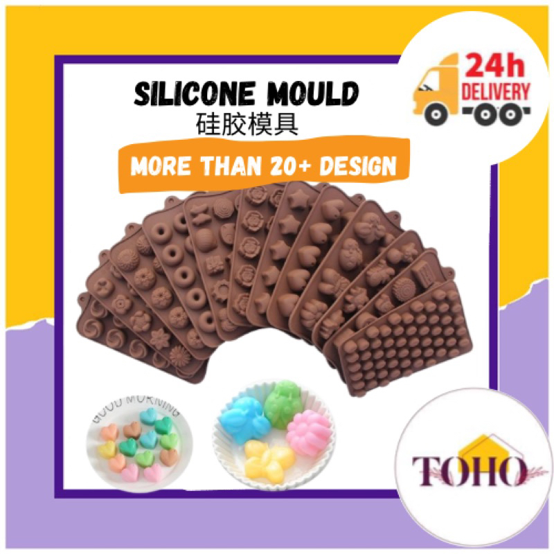 3D Silicone mould Animal Fruit Leaf Chocolate Mold DIY Jelly Pudding Gummy Candy Ice Resin Molds Cake Baking Tool