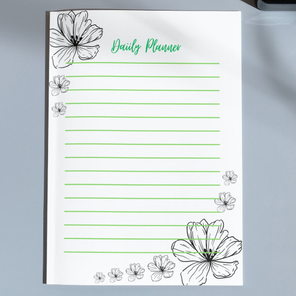 PDF | Daily Planner simple digital Print ( Printable )