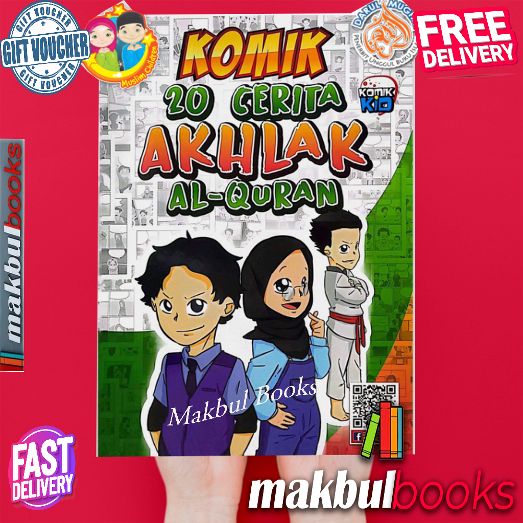 DARUL MUGHNI: KOMIK 20 CERITA AKHLAK AL-QURAN ~ KOMIK KID