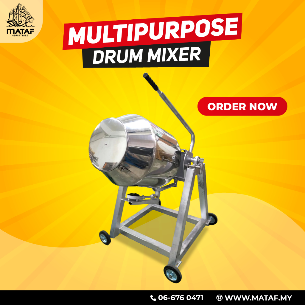 MATAF Mesin Mixer Pengadun Tepung, Serbuk dan Perisa 15-25kg (MP22E - 750W)