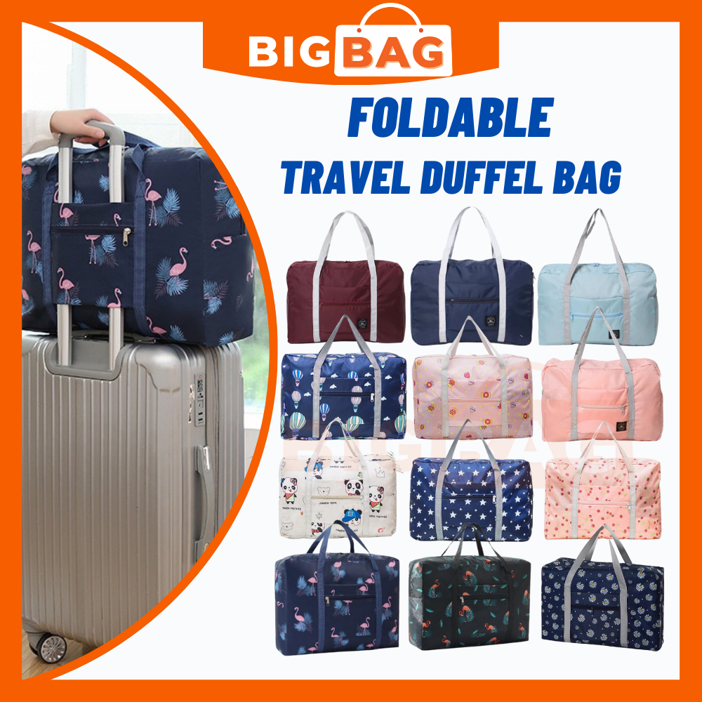 Beg Travel Foldable Eco Bag Waterproof Luggage Bag Beg Baju Pakaian Balik Kampung Lipat Murah Lelaki Wanita 可折叠手提旅行袋