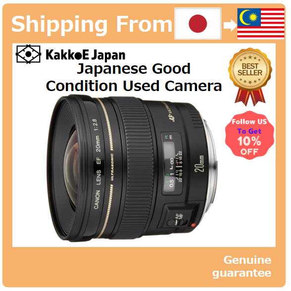 Pre-loved Canon Single focas length lens EF20mm f/2.8 USM full frame compatible [Used Camera]