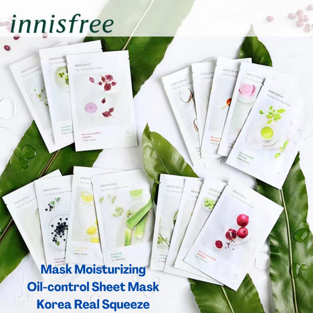 [HomePark] Innisfree My Real Squeeze Facial Mask Korea Face Mask Facial Mask Skin Care Beauty