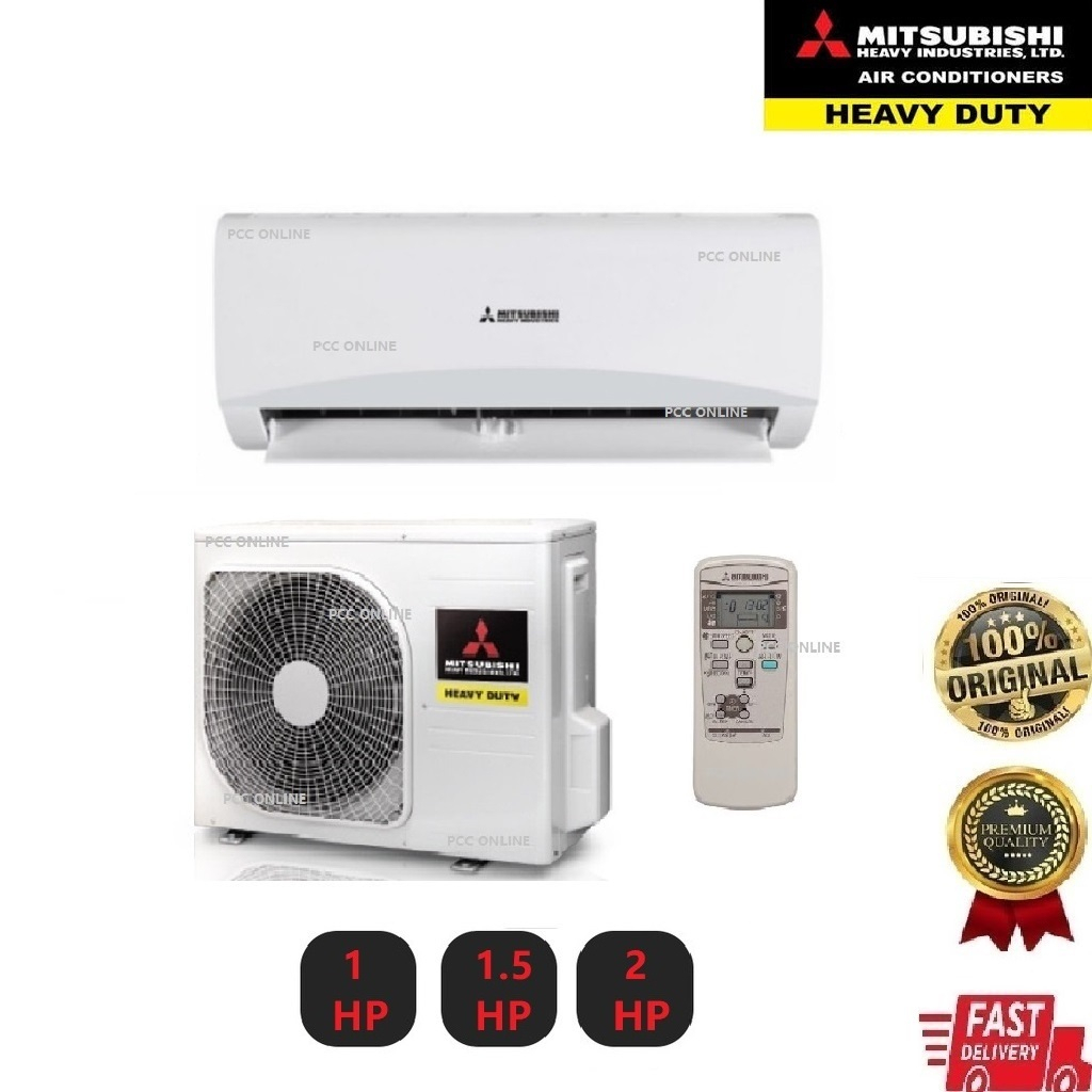 Mitsubishi AIR CONDITIONER |AIRCOND 1.0HP 1.5HP  2.0HP R32 (Non-Inverter)