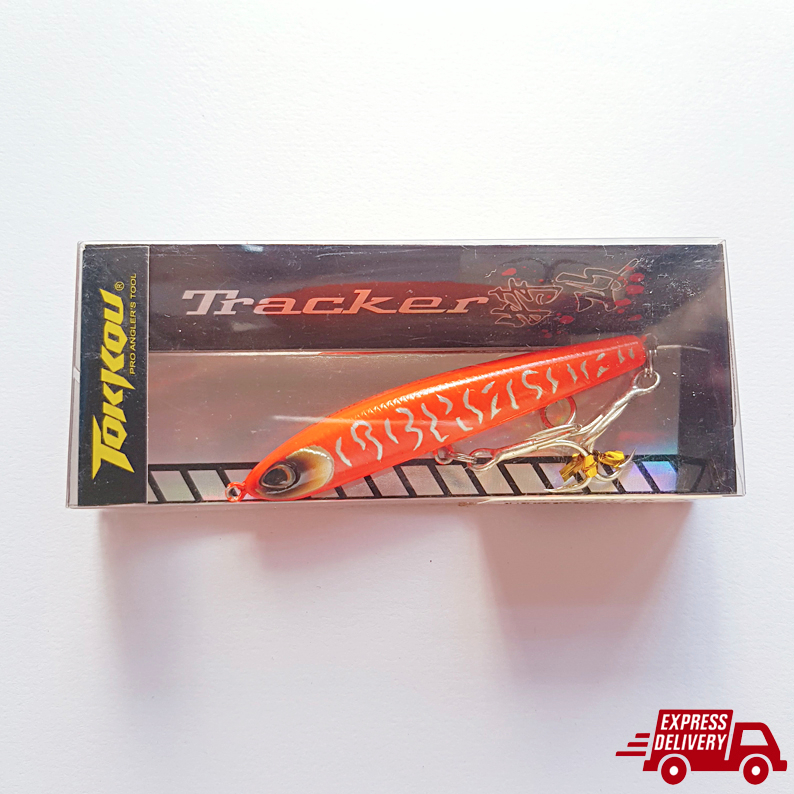 Tokkou Tracker Wonder Stick 7cm Orange Tiger Fishing Lure