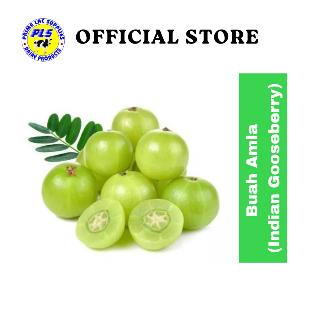 (Ready Stock) Buah Amla Fresh Gooseberries , Nellikai (Indian Gooseberry) Fruit 100g,500g, 1KG