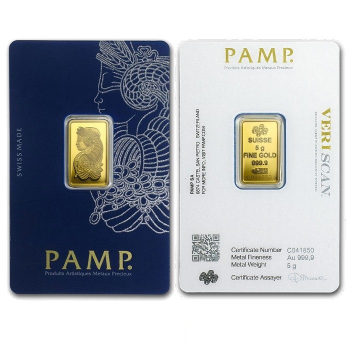 PAMP Suisse Gold Bar - Lady Fortuna 999.9 [5 gram] GET FREE&hellip;
