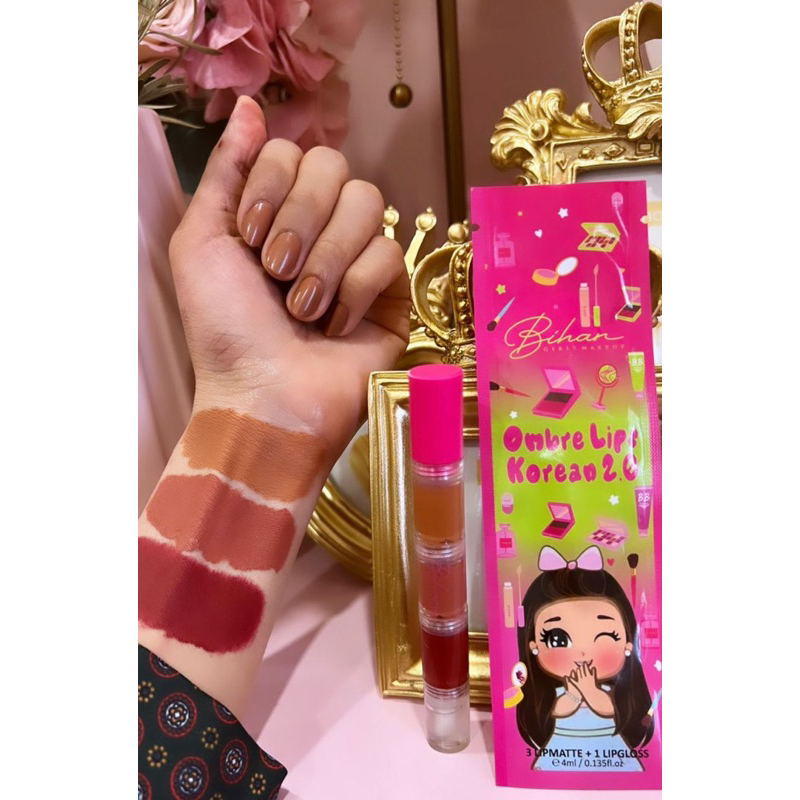 Bihan ombre lips korean 2.0 2023 | Duo liptint bihan