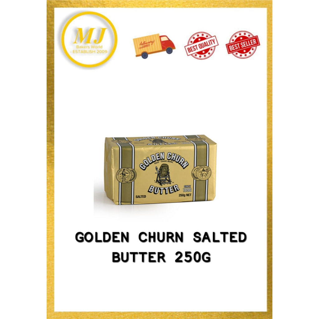 Golden Churn Salted/unsalted Butter 250g/227g (halal