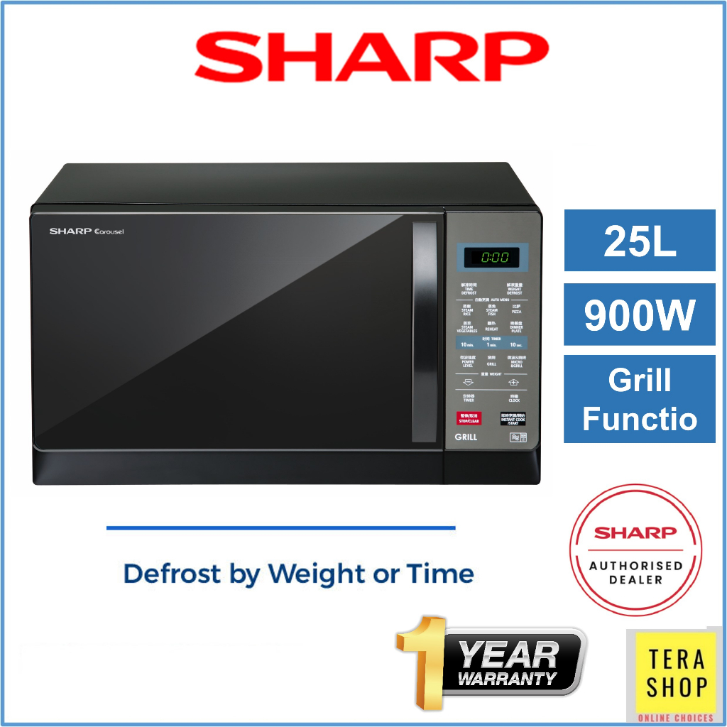 Sharp R607EK 25L / Toshiba SGS34(K)MY 34L Microwave Oven with Grill