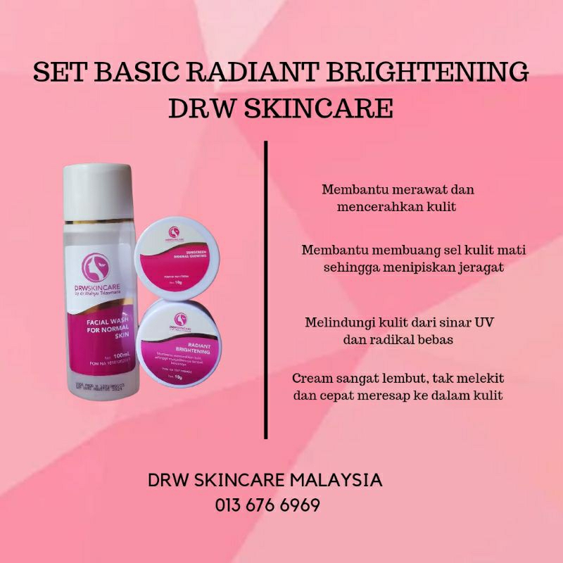 New!! Original Product.. Fast delivery.. Set Basic Radiant Brightening