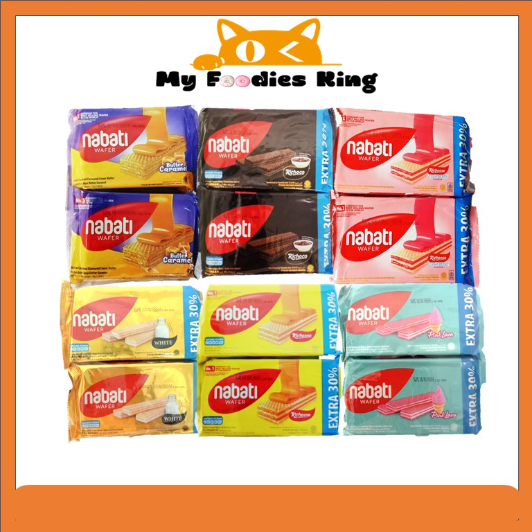 Halal 46g/37g x 10pcs Nabati Wafer EXTRA 20% Vanilla Milk / Cheese / Chocolate / Pink Lava / Butter Caramel NO EXTRA 30%