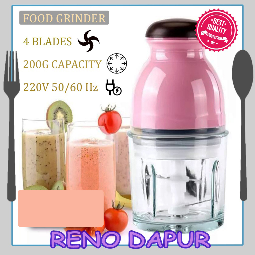 SHUQIN Capsule Cutter Electric Food Chopper Blender Meat Grinder Mixer Juice Pengisar Food Processor 蒜米搅拌器