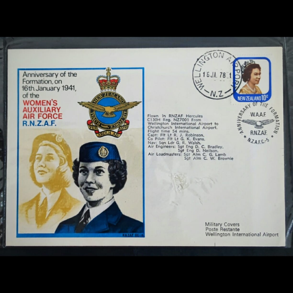 New Zealand Military Covers - Anniversary Formation Women's Auxiliary Air Force RNZAF