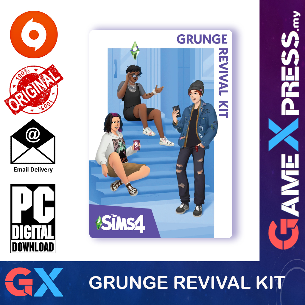 The Sims 4 Grunge Revival Kit PC / Mac Game Origin Platform - TS4