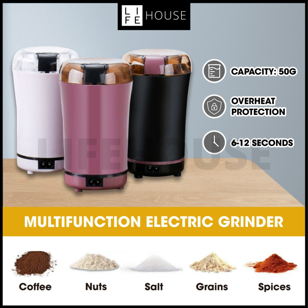 Mini Electric Blender Coffee Machine SuperFine Spice Coffee Grinder Machine Grain Mill Crush Mill Mesin Pengisar Serbuk