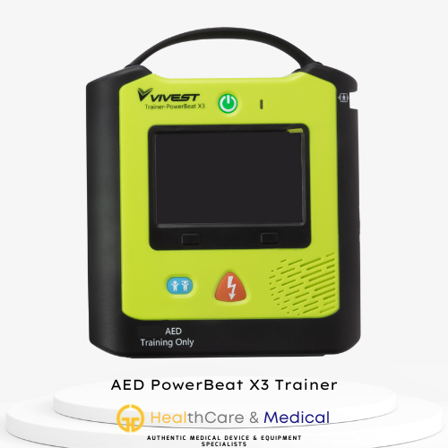 VIVEST Automated External Defibrillator PowerBeat X3 & X1 Trainer Set