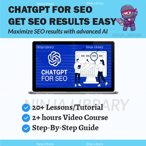 [Video Course] Chat GPT for SEO: Get SEO results easy with AI | ChatGpt Course ChatGpt 4 Chat Gpt Midjourney Course.