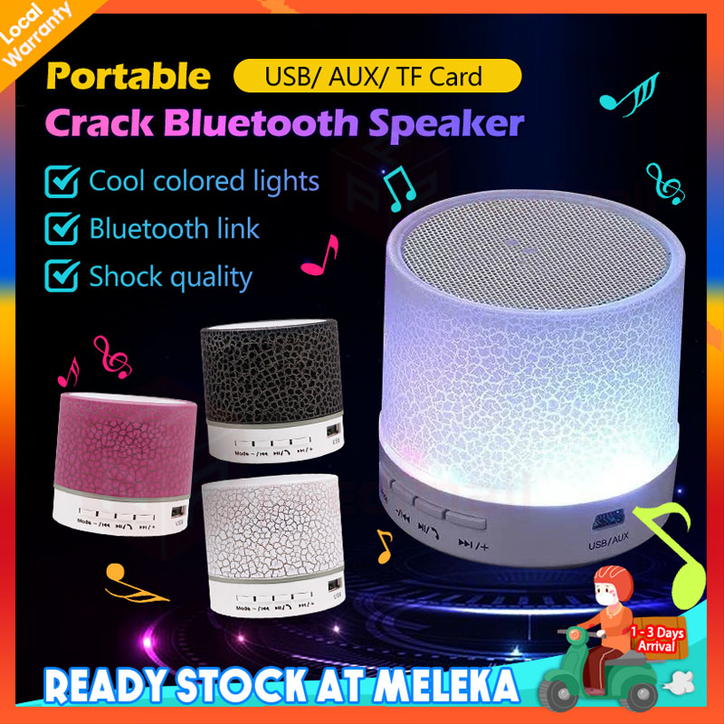 Wireless Speaker Colorful LED Light Mini Portable Bluetooth Speaker Outdoor Speaker Audio Home Speaker Pembesar Suara 音響