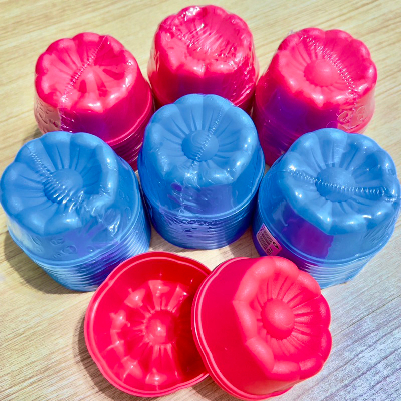 10 pcs Acuan Puding Apam Kukus BUNGA PLUM FLOWER MOULD 12pcs Sakura Flower Mold Mini Puding JellyMold Layer Cake KA25