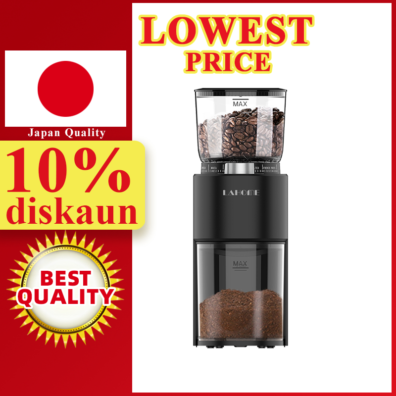 🎁 Electric Conical Burr Coffee Bean Grinder Adjustable Burr Mill w/ 38 Setting for Drip Espresso Coffee Grinder 磨豆机