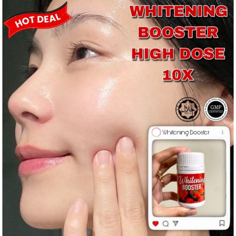 Body Whitening Supplement, 10X Whitening Booster, anti wrinkle anti aging skin care, Pemutih