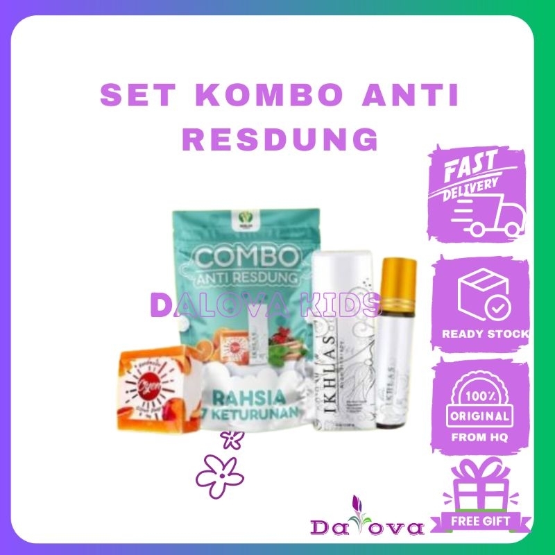 SET KOMBO ANTI RESDUNG. Ikhlas oil + Sabun Oyen. Original HQ Ikhlas. Combo Anti Resdung.