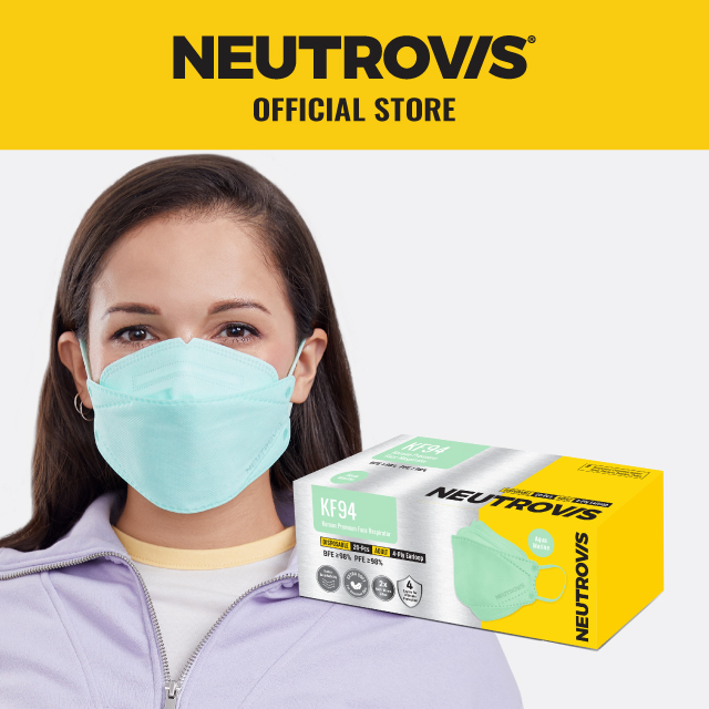 Neutrovis KF94 Korean Premium Face Respirator 20s - Aqua Marine