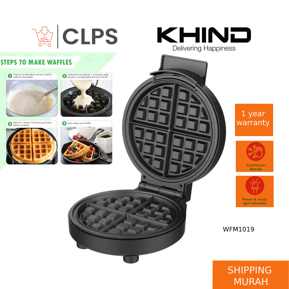 Khind WFM1019 Waffle Maker WFM-1019