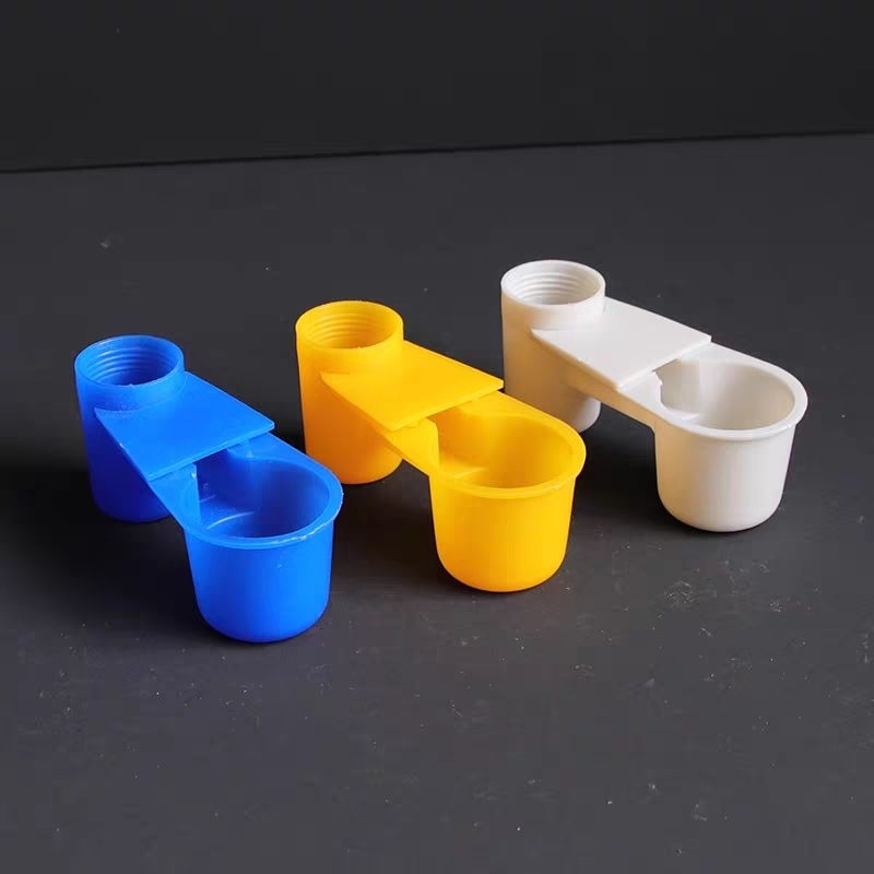 1 Pc Bird Drinking Water Double Cup Birds Automatic Waterer bowls