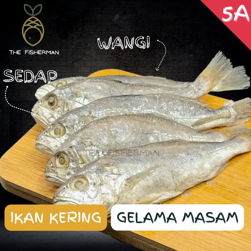 Ikan Masin Gelama Masam Ikan Gelama Masam Ikan Gelama Kering Ikan Kering Gelama Ikan Gelama Masin Salted Fish Dry Fish