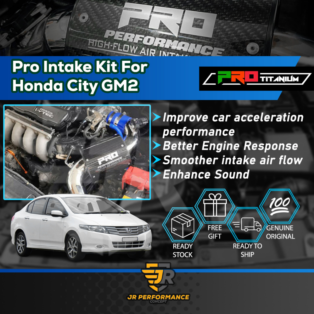 PRO PERFORMANCE High Flow Cold Air Intake System Honda City GM2 2009