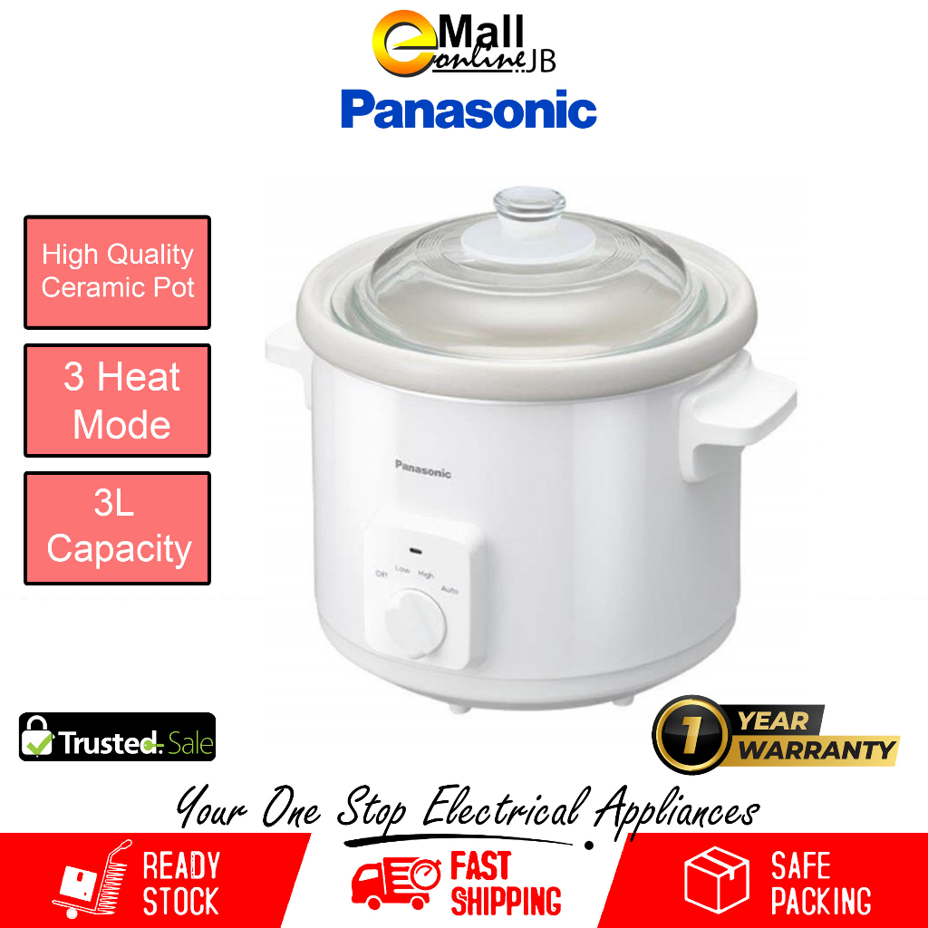 Panasonic 3.0L Slow Cooker NF-N31A NF-N31AWRA | NF-N30AGC