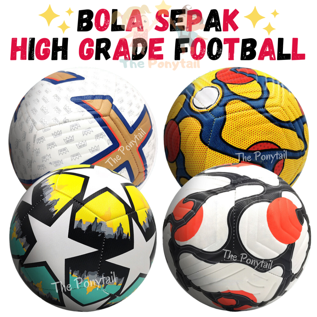 Bola Sepak Murah Football Ball High Grade Bola Futsal Ball Soccer Ball Mainan Bola Sepak Premier League Champions League