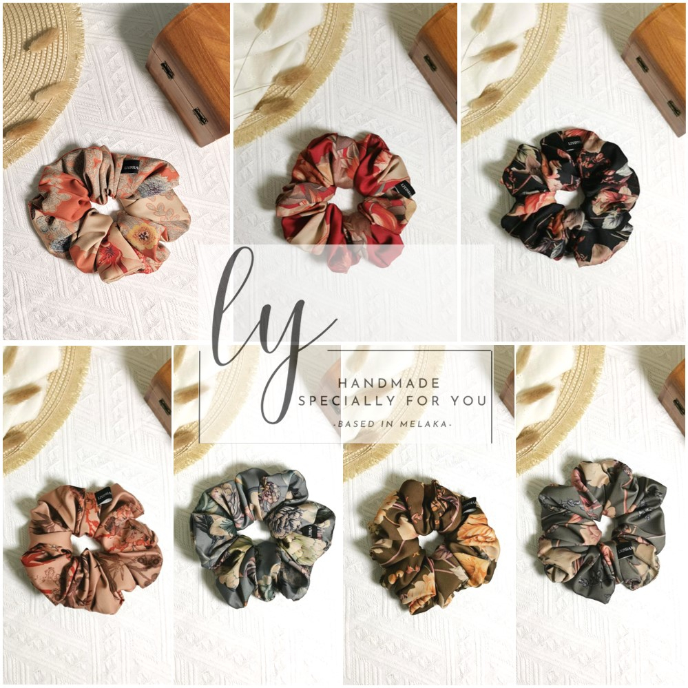 Rachel - Women Hair Accessories Scrunchie | Getah Rambut Aksesori Wanita | Jawa Batik Material