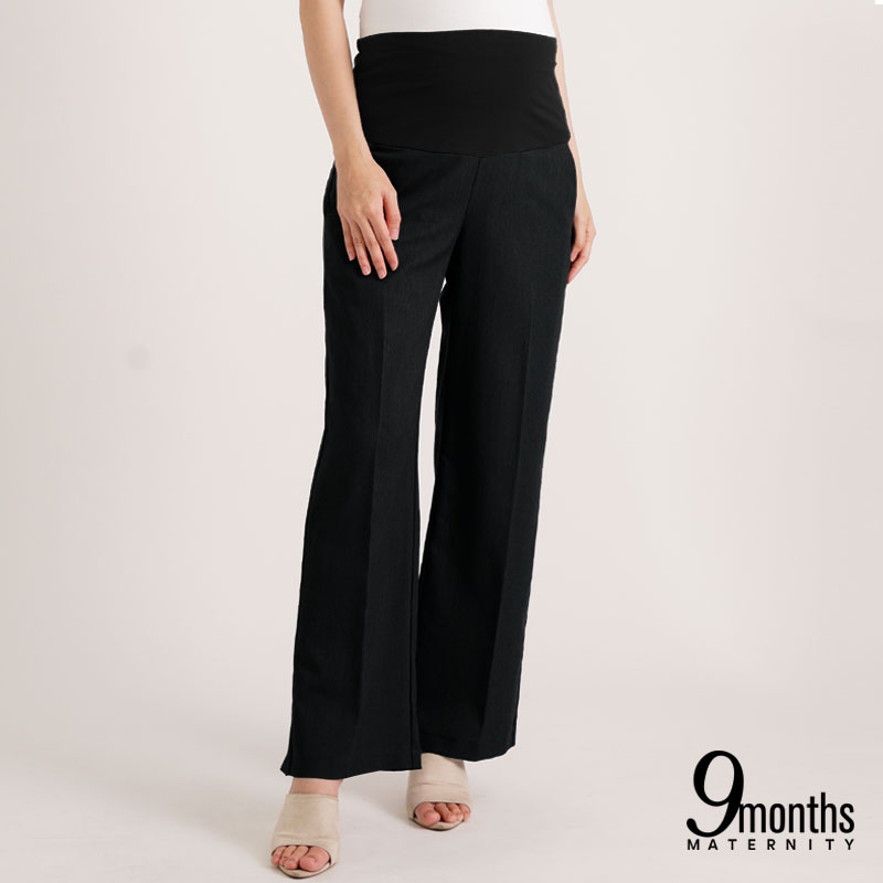 9months Maternity Full Panel Wide Leg Pants