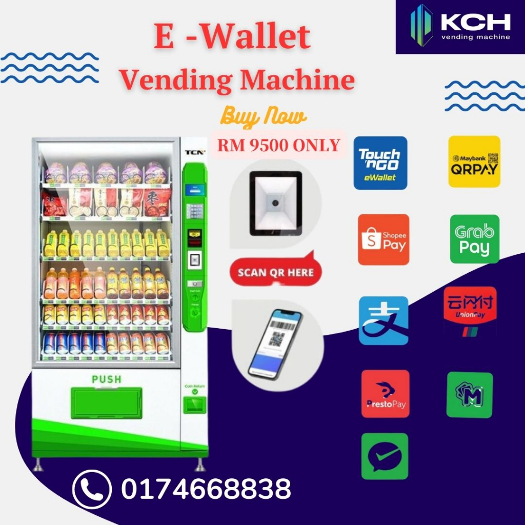 TCN Cashless E-wallet Vending Machine [REFURBISHED]