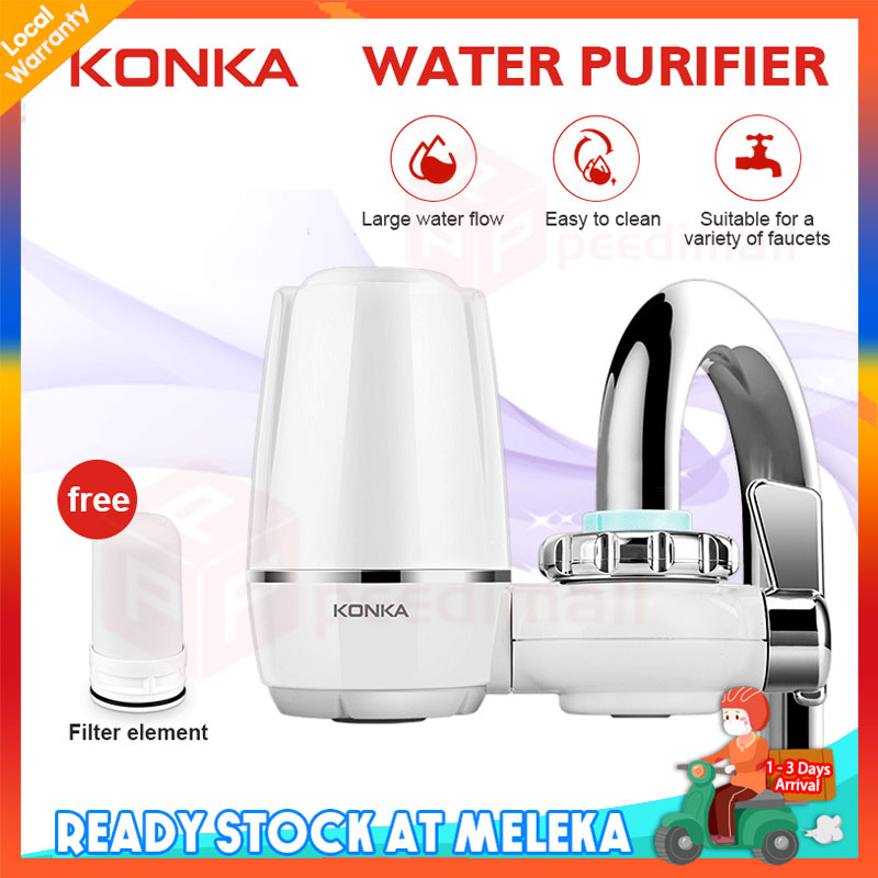 ⚡ KONKA Water Purifier Mini Tap Keran Air Easy To Install Kitchen Faucet Washable Water Include Filters Penapis Air 净水器